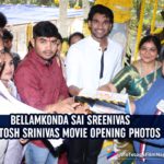 Bellamkonda Sai Sreenivas - Santosh Srinivas Movie Opening Photos