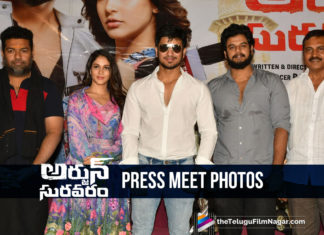 Arjun Suravaram Movie Press Meet Photos