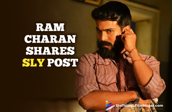 Ram Charan Shares Throwback Picture From Rangasthalam With Sly Caption
