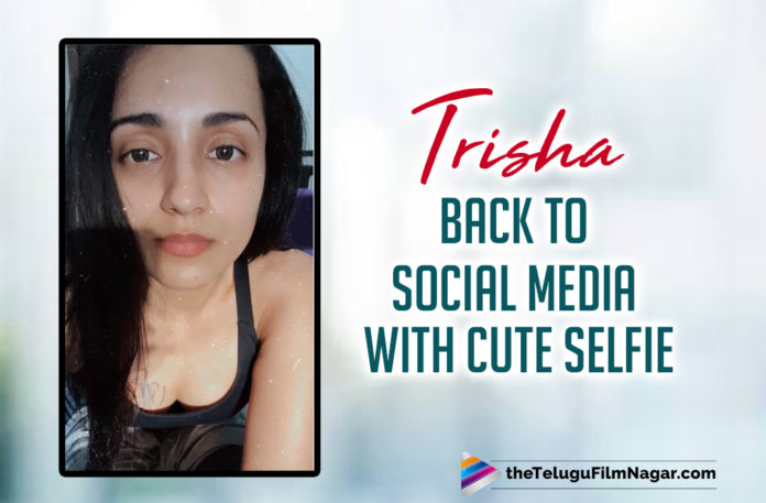 Trisha Krishnan Makes Comeback To Social Media With A Cute Selfie