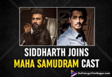 Official! Siddharth To Star Alongside Sharwanand In Maha Samudram