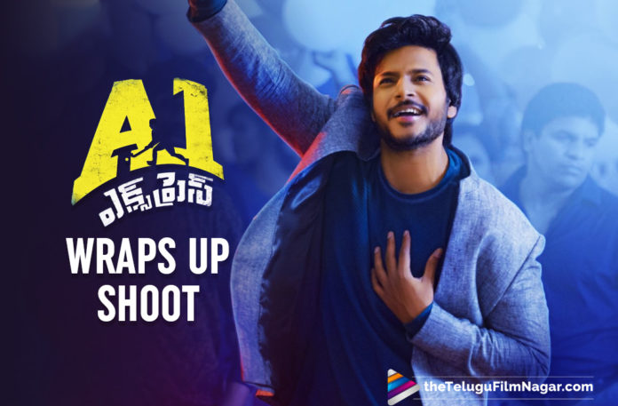 Sundeep Kishan Wraps Up The Shooting Of A1 Express; Shares BTS Video