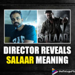 Salaar, Director Prashanth Neel,Prashanth Neel Reveals Title Salaar Meaning,Latest Tollywood News, Telugu Film News 2020, Telugu Filmnagar, Tollywood Movie Updates,Prabhas Salaar Movie Updates,Salaar Movie Title Meaning,Prabhas Next Upcoming Movie Salaar,Director Prashanth Neel Salaar,Salaar Latest News