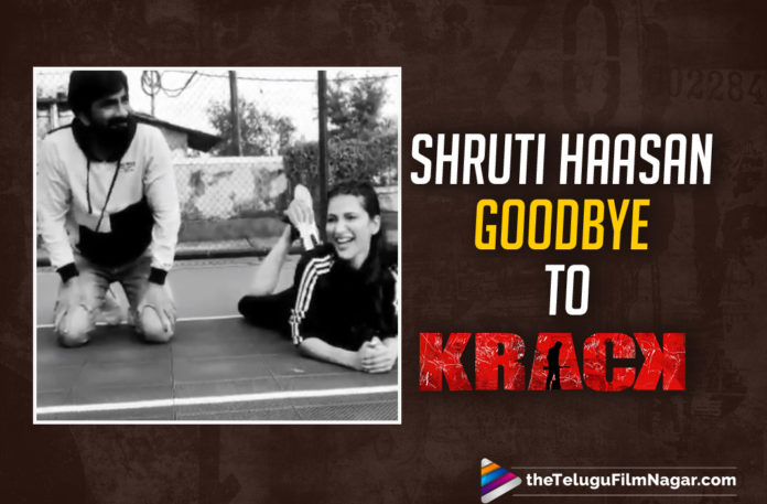 Krack, Shruti Haasan Pens An Emotional Note, Shruti Haasan Goodbye To Krack Team,Shruti Haasan Emotional Note About Krack,Latest Tollywood News, Telugu Film News 2020, Telugu Filmnagar, Tollywood Movie Updates,Actress Shruti Haasan,Shruti Haasan Upcoming Movie Krack,Krack Telugu Movie Updates,Shruti Haasan New Movie Krack