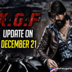 KGF: Chapter 2,Director Prashanth Neel, Director Prashanth Neel Promises A Big Update On December 21, KGF 2 Climax Shooting, KGF Chapter 2, KGF Chapter 2 Movie, KGF Chapter 2 Movie Updates, KGF: Chapter 2 Movie News, Latest Still From KGF Chapter 2, Latest Tollywood News, Telugu Film News 2020, Telugu Filmnagar, Tollywood Movie Updates, Yash KGF Chapter 2