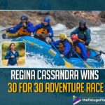 Actress Regina Cassandra, Heroine Regina Cassandra, Himalayan Adventure Race, Regina Cassandra, Regina Cassandra Latest News, Regina Cassandra Movies, Regina Cassandra Wins The Wild Warrior Himalayan Adventure Race, Telugu Film News 2020, Telugu Filmnagar, Tollywood Movie Updates, Wild Warrior Himalayan Adventure Race, Wild Warrior Himalayan Adventure Race 2020