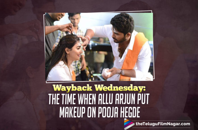Wayback Wednesday: The Time When Allu Arjun Put Makeup On Pooja Hegde,Telugu Filmnagar,Latest Telugu Movies 2021,Tollywood Movie Updates,Latest Tollywood News,Allu Arjun And Pooja Hegde,Allu Arjun And Pooja Hegde Movie,Duvvada Jagannadham,Duvvada Jagannadham Movie,Duvvada Jagannadham Telugu Movie,4 Years For Duvvada Jagannadham,Icon Staar Allu Arjun,Allu Arjun Movies,Allu Arjun Put Makeup On Pooja Hegde,Pooja Hegde,Pooja Hegde Movies,Pooja Hegde New Movies,Allu Arjun Pooja Hegde Movie News,Duvvada Jagannadham BTS Photo,Duvvada Jagannadham Movie Updates,Allu Arjun New Movie,Allu Arjun Latest Movie,Allu Arjun Latest Film Updates,Wayback Wednesday,Pooja Hegde Shared BTS Of Duvvada Jagannadham,BTS Of Duvvada Jagannadham,Allu Arjun And Pooja Hegde BTS Photo Of DJ,DJ,DJ Movie,DJ Movie Songs,Pooja Hegde Ucoming Movies,Pooja Hegde Next Project News,Allu Arjun Duvvada Jagannadham,DJ Telugu Full Movie,DJ Full Movie,#WaybackWednesday,#4YearsForDJ