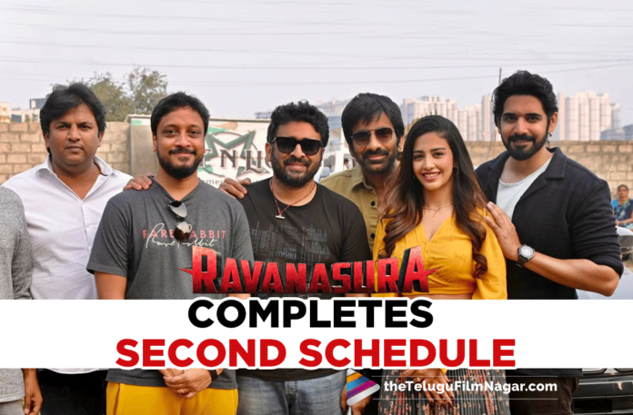Ravi Teja’s Ravanasura Second Schedule Wrapped In Hyderabad,Ravanasura Second Schedule Wrapped,Ravanasura Second Schedule,Ravanasura Movie Second Schedule,Telugu Filmnagar,Latest Telugu Movies 2022,Telugu Film News 2022,Tollywood Movie Updates,Latest Tollywood Updates,RT 70,Ravi Teja,Ravi Teja Movies,Ravi Teja New Movie,Ravi Teja Latest Movie,Ravi Teja Upcoming Movie,Ravi Teja RT70,Ravi Teja RT70 Movie,RT70,RT70 Movie,RT70 First Look,Sudheer Varma,Sudheer Varma Movies,Ravi Teja RT70 Ravanasura,Ravi Teja Ravanasura,Ravi Teja Ravanasura Movie,Ravanasura,Ravanasura Movie,Ravanasura Telugu Movie,Ravanasura First Look,Sushanth,Anu Emmanuel,Megha Akash,Faria Abdullah,RT Team Works,Ravanasura Update,Ravanasura Updates,Ravanasura Movie Update,Ravanasura Movie Updates,Ravanasura Movie Latest Updates,Ravanasura Movie Latest Update,Ravanasura Latest Update,Ravanasura Movie New Update,Ravanasura Movie Shooting,Ravanasura Shooting,Ravanasura Movie Shooting Update,Ravanasura Movie Latest Shooting Update,Ravanasura Movie Shooting Latest Update,Ravi Teja Ravanasura Movie Shooting Update,Ravi Teja Ravanasura Movie Latest Shooting Update,Daksha Nagarkar Movies,Daksha Nagarkar,Ravanasura Latest Photo,Ravanasura Completes Second Schedule,Ravanasura Second Schedule Wrapped Up,Ravi Teja And Team Wrap Up Second Schedule Of Ravanasura,Ravanasura Team Wraps Up Second Schedule,Ravi Teja's Ravanasura Second Schedule Wrapped Up,Ravanasura Release Date,#RavanasuraOnSep30,#RT70,#RAVANASURA