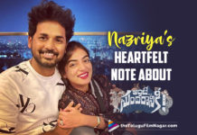 Actress Nazriya Writes A Heartfelt Note To The Director Vivek Athreya And The Film Unit Of Ante Sundaraniki,Telugu Filmnagar,Latest Telugu Movies 2022,Telugu Film News 2022,Tollywood Movie Updates,Latest Tollywood Updates,Latest Film Updates,Tollywood Celebrity News,Tollywood Shooting Updates, Actress Nazriya,Malayalam Actress Nazriya Movie,Actress Nazriya,Talented Malayalam actress Nazriya Fahadh,Nazriya Fahadh Tollywood debut with the film Ante Sundaraniki,Ante Sundaraniki Releasing on 10th June 2022 in Theatres,Nazriya will be seen as Leela Thomas, Nazriya Fahadh posted a picture with the director of Ante Sundaraniki Vivek Athreya on her Instagram,She also feels proud to make her debut in Tollywood under the direction of her dear friend Vivek Athreya,I completed dubbing for my first Telugu film made by this beautiful human, my first Telugu director and a friend, Vivek Athreya, I am truly going to miss being Leela Thomas,I am truly going to miss being directed by Vivek,Can’t wait for you guys to watch Ante Sundaraniki,Actress Nazriya Thank you Note,Actress Nazriya Thank You Note Goes Viral In social Media,Actress Nazriya Thank you Note to Team Ante Sundaraaniki, Actress Nazriya Completes Dubbing For the Movie Ante Sundaraniki Movie,Actress Nazriya Heart Felt Note To Director Vivek Athreya,Ante Sundaraniki Movie Director Vivek Athreya,Actress Nazriya in Social Media,Actress Nazriya in Instagram,Actress Nazriya Shared a post in instagram, Actress Nazriya Shared a Picture in Instagaram,Actress Nazriya Pictures goes viral in social media,#NazriyaFahadh,#VivekAthreya