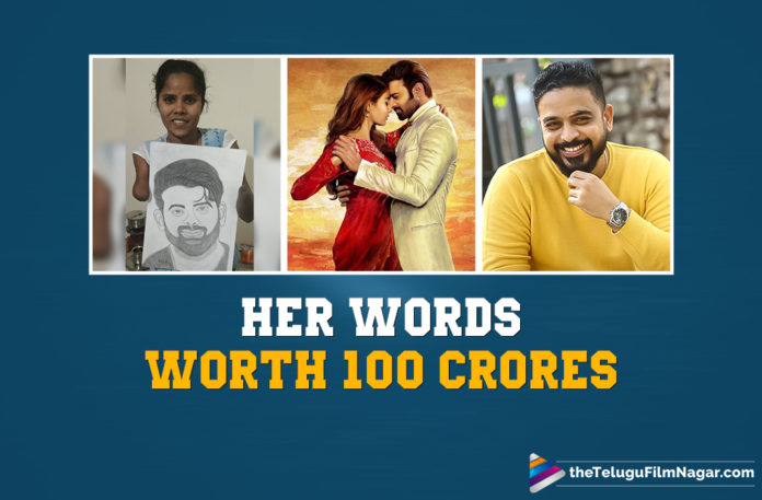 Her Words Worth 100 Crores: Radhe Shyam Director Radha Krishna Meets Swapnika,Telugu Filmnagar,Latest Telugu Reviews,Latest Telugu Movies 2022,Telugu Movie Reviews,Telugu Reviews,Latest Tollywood Reviews, Swapnika,Swapnika with Radha Krishna,Swapnika About The Movie,Swapnika mouth artist,Swapnika mouth artist Famous on Social Media,Swapnika mouth artist Draw a pawan kalyan Photo, Mouth artist Swapnika expressed her delight after watching the Radhe Shyam movie,Mouth artist Swapnika Shared her Joy in Social Media,Mouth artist Swapnika Shared Her Joy in social Media After Watching Radhe Shyam Movie, Mouth artist Swapnika After Watching Radhe Shyam Movie,Radha Krishna Amazed to see her Paintings reflect one of the best scenes of his movie,physically challenged Girl write her own destiny,Radha Krishna Kumar Become Emotional saying that her words were worth a hundred crores to him, Swapnika In Twitter Shared he Post saying Radhe Shyam Movie its an inspiration,Swapnika in Social Media says not Trust the lines in your hand,Prabhas Fans,Prabhas Fans Club,Pooja Hegde as a Prerna,Prabhas in Radhe Shyam palmistry, Prabhas Radhe Shyam World wide Movie,Prabhas Latest Movie,Krishnam Raju,UV Creations,Radha Krishna Kumar,Radhe Shyam Movie,Radhe Shyam Telugu Movie, Radhe Shyam Movie Live Updates,Radhe Shyam Pure classic romantic Movie,Radhe Shyam Movie about love and destiny,Krishnam Raju played the role of Pramahamsa, Prabhas as Vikramaditya in Radhe Shyam Movie,Visuals Of The Song Sanchari,Visual Of Radhe Shyam,Cinematography by Manoj Paramahamsa,Thaman s BGM, Thaman BGM Music For the Radhe shyam