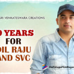 19 Years For Dil Raju and His Film Production House Sri Venkateswara Creations,Telugu Filmnagar,Latest Telugu Movies News,Telugu Film News 2022,Tollywood Movie Updates,Tollywood Latest News, Dil Raju,Producer Dil Raju,Ace Producer Dil Raju,Dil Raju Film Production House Completes 19years,19 years For Dil Raju Production house,Dil Raju Production House Sri Venkateswara Creations, Sri Venkateswara Creation Completes 19 Years,Dil Raju's Sri Venkateswara Creations Completes 19 Years,Under Sri Venkateswara Creation Banners Block Buster Movies are Arya,Bhadra,Bommarillu,Parugu, Brindavanam and Mr. Perfect,Multi starrers from Seetamma Vaakitlo Sirimalle Chettu,F2 Fun And Frustration