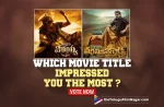 Veera Simha Reddy(NBK107) Or Waltair Veerayya(MEGA154): Which Movie Title Impressed You The Most?, Which Movie Title Impressed You The Most?, NBK107 Or MEGA154, Veera Simha Reddy Or Waltair Veerayya, Waltair Veerayya, Veera Simha Reddy, Nandamuri Balakrishna's Veera Simha Reddy, Chiranjeevi's Waltair Veerayya, Sankranti 2023, Shruti Haasan, Which title looks massier, Veera Simha Reddy, Veera Simha Reddy Telugu movie, Veera Simha Reddy New Update, Veera Simha Reddy Telugu Movie New Update, Veera Simha Reddy Movie, Veera Simha Reddy Latest Update, Veera Simha Reddy Movie Updates, Veera Simha Reddy Telugu Movie Live Updates, Veera Simha Reddy Telugu Movie Latest News, Veera Simha Reddy Movie Latest News And Updates, Telugu Film News 2022, Telugu Filmnagar, Tollywood Latest, Tollywood Movie Updates, Tollywood Upcoming Movies