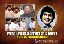 What Have Celebrities Said About Superstar Krishna?, Celebrities Said About Superstar Krishna, Superstar Mahesh Babu, Mahesh Babu, Live Updates From Krishna’s Home, Superstar Krishna Is No More, Superstar Krishna’s Sudden Demise, Krishna’s Sudden Demise, Tollywood Celebrities, Celebrities Mourn Superstar Krishnas Demise, Superstar Krishnas Demise, Celebrities Mourn, Krishnas Demise, Superstar Krishna Has Passed Away, Krishna Health Update, Krishna Health Latest Update, Superstar Krishna, Mahesh Babu’s father, veteran actor Superstar Krishna, Superstar Krishna visited Continental Hospital, Continental Hospital, Superstar Krishna Had a cardiac arrest, Mahesh Babu's family, Ramesh Babu, Indira Devi, Tollywood’s Legendary Veteran Actor, Hero Krishna, Tollywood’s Veteran Actor, Legendary Telugu Actor, Tollywood’s Superstar, Krishna Movies, Krishna Latest Movies, Telugu Film News 2022, Telugu Filmnagar, Tollywood Latest, Tollywood Movie Updates, Tollywood Upcoming Movies