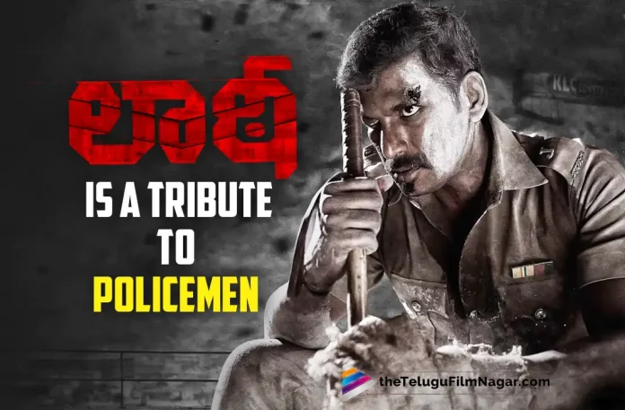 Vishal’s Laththi Is A Tribute To Police Constables, Laththi Is A Tribute To Police Constables, Vishal’s Laththi Is A Tribute, Laththi Pre Release Event, Laththi Movie Pre Release Event, Laththi Telugu Movie Pre Release Event, Tribute To Police Constables, Police Constables, Vishal’s Laththi, tribute to all Indian constables, Mohan Babu, A Vinoth Kumar, Vishal, Sunainaa, Yuvan Shankar Raja, Vishal Movies, Vishal Latest Movie, Vishal Upcoming Movie, Laththi, Laththi 2022, Laththi Movie, Laththi Telugu Movie, Laththi Movie Latest Update, Laththi Latest News, Laththi Movie Update, Laththi Live Updates, Laththi Latest News And Updates, Telugu Filmnagar, Telugu Film News 2022, Tollywood Movie Updates, Latest Tollywood Updates, Latest Telugu Movies News