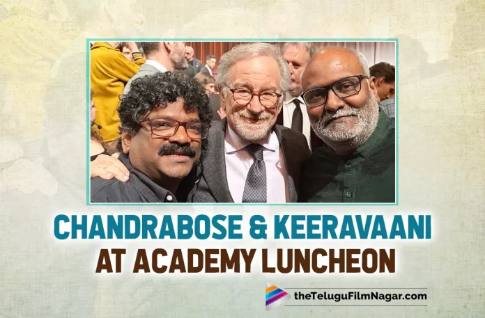 Naatu Naatu Song Creators,MM Keeravaani And Chandrabose,Attend The Academy Luncheon,RRR,RRR Movie Latest News,RRR Movie Updates,Jr NTR And Ram Charan Naatu Naatu Song,jr ntr movies,Jr NTR new movie,Jr NTR RRR,Jr NTR RRR Movie,Jr. NTR,latest telugu movies news,latest tollywood updates,MM Keeravani,MM Keeravani Naatu Naatu Award,MM Keeravani Naatu Naatu Song Award,MM Keeravani songs,Naatu Naatu,Naatu Naatu From RRR,Naatu Naatu Song,Naatu Naatu Video Song,Ram charan,Ram Charan movies,Ram Charan New Movie,Ram Charan RRR,Ram Charan RRR Movie,RRR Full Movie,RRR Movie,RRR Movie Songs,RRR Naatu Naatu,RRR Naatu Naatu Song,RRR Naatu Naatu Video Song,RRR Songs,RRR Telugu Full Movie,RRR Telugu Movie,RRR Telugu Movie Songs,RRR Updates,SS Rajamouli,SS Rajamouli movies,ss rajamouli RRR,Telugu Film News 2023,Telugu Filmnagar,Tollywood Movie Updates,MM Keeravaani And Chandrabose Attend The Academy Luncheon,MM Keeravaani Attend The Academy Luncheon,RRR Academy Luncheon,RRR At Academy Luncheon,Academy Luncheon,Naatu Naatu For Oscars,Chandrabose And MM Keeravaani At Academy Luncheon,MM Keeravaani At Academy Luncheon