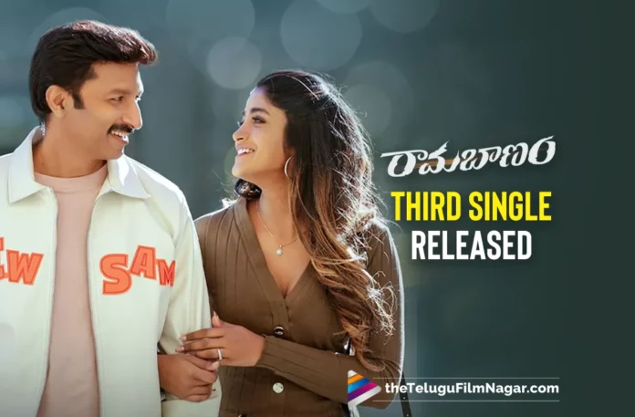 Ramabanam's Third Single Released By Sreeleela