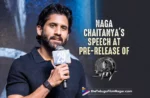 Naga Chaitanya's Speech At SPY Pre-Release Event
