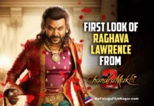 First Look Of Raghava Lawrence From Chandramukhi 2