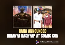 Rana Daggubati Announced Hiranya Kashyap At Comic Con