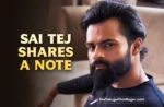 Your Safety Is Above Any Celebration- Sai Dharam Tej Shares A Note