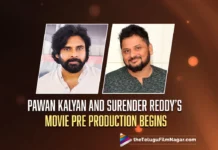 Pawan Kalyan And Surender Reddy’s Movie Pre Production Begins