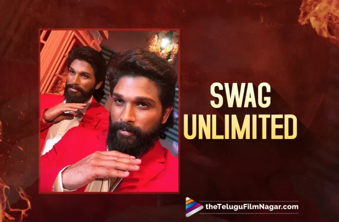 Allu Arjun Wax Statue Dubai