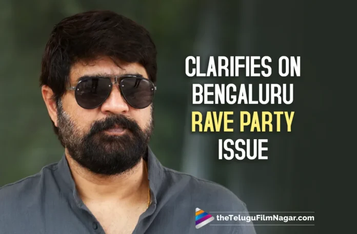actor Srikanth-bengaluru rave part controversy