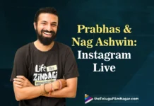 Prabhas and Nag Ashwin Instagram live