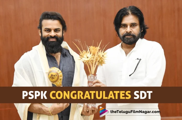 Sai Dharam Tej turns 10 in Tollywood seeks Pawan Kalyan's blessings,Telugu Filmnagar,Latest Telugu Movies News,Latest Tollywood Updates,Telugu Film News 2024,Tollywood Movie Updates,Latest Tollywood Movie Updates,Telugu Cinema News 2024,Sai Dharam Tej Pawan Kalyan blessings,Sai Dharam Tej Receives Blessings from Pawan Kalyan,Sai Durgha Tej Completes 10 Glorious Years In TFI,Sai Dharam Tej Takes Blessings From Pawan Kalyan,Sai Dharam Tej,Sai Dharam Tej TFI Journey,Sai Dharam Tej 10th Anniversary In Movie Industry,Sai Dharam Tej Film Industry Journey,Sai Dharam Tej Blessings From Pawan Kalyan,Pawan Kalyan,Sai Dharam Tej Journey In Film Industry