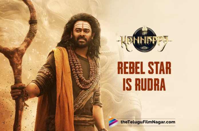First Look Rebel Star Prabhas is Rudra in Manchu Vishnu's Kannappa