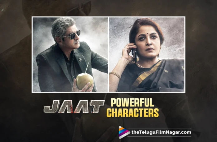 Jaat: Jagapathi Babu Ramya Krishna introduced,Telugu Filmnagar,Latest Telugu Movies News,Latest Tollywood Updates,Telugu Film News 2025,Tollywood Movie Updates,Latest Tollywood Movie Updates,Telugu Cinema News 2025,Ramya Krishna,Ramya Krishna In Jaat,Ramya Krishna In Jaat Movie,Ramya Krishna Powerful Character,Ramya Krishna As Vasundhara,Ramya Krishna As Vasundhara In Jaat Movie,Ramya Krishna First Look,Ramya Krishna First Look Poster,Jagapathi Babu,Jagapathi Babu As Sathyamurthi CBI,Jagapathi Babu In Jaat,Jagapathi Babu First Look,Jagapathi Babu First Look From Jaat Movie,Jaat,Jaat Movie