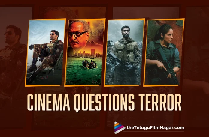 How Indian Films Have Chronicled the Nation’s Tryst with Terror,Telugu Filmnagar,Latest Telugu Movies News,Latest Tollywood Movie Updates,Latest Tollywood Updates,Telugu Cinema News 2025,Telugu Film News 2025,Tollywood Movie Updates,Indian movies on terrorism,Bollywood films on terror attacks,Terrorism in Indian cinema,Films based on real terror attacks India,Pahalgam attack tribute movies,Movies inspired by Mumbai attacks,Movies about Kashmir terrorism,Films on counter-terrorism India,Indian films inspired by true events,Major movie Sandeep Unnikrishnan,Top Indian movies about terrorism and national security,How Bollywood portrays terrorism,Real-life terror attacks shown in Indian cinema,Movies like Major and The Attacks of 26/11,Bollywood reaction to Pahalgam terror killings,Article 370 movie terrorism,Uri Surgical Strike movie,Ram Gopal Varma 26/11 film,State of Siege Akshardham attack,Baby Akshay Kumar counter-terrorism,Yodha movie hijack scene,Terrorist movie 1998 Tamil,Cinema Questions Terror