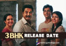 Siddharth, Sarath Kumar's family drama 3 BHK locks its theatrical release date