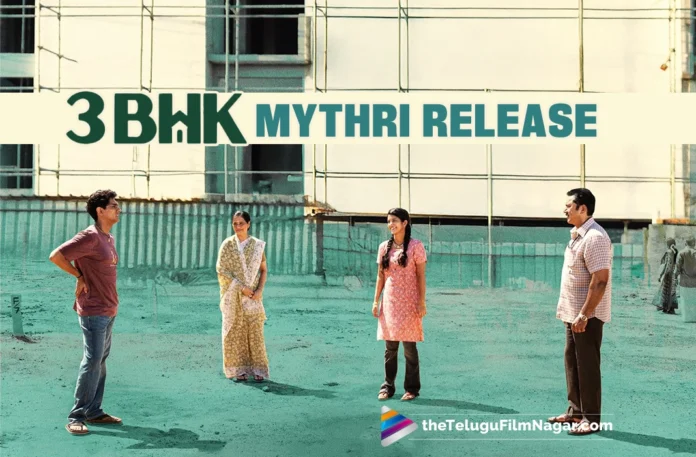 Mythri to release Siddharth’s family drama 3 BHK
