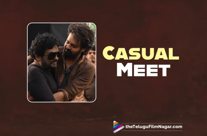 Puri Jagannadh, Charmme meet Prabhas on set of The Raja Saab