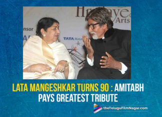 Amitabh Bachchan Pays A Emotional Tribute To Lata Mangeshkar