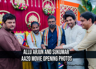 Allu Arjun And Sukumar AA20 Movie Opening Photos,Telugu Filmnagar,AA20 Movie Opening Photos,Allu Arjun And Sukumar Movie Opening Stills, AA20 Movie Opening Images