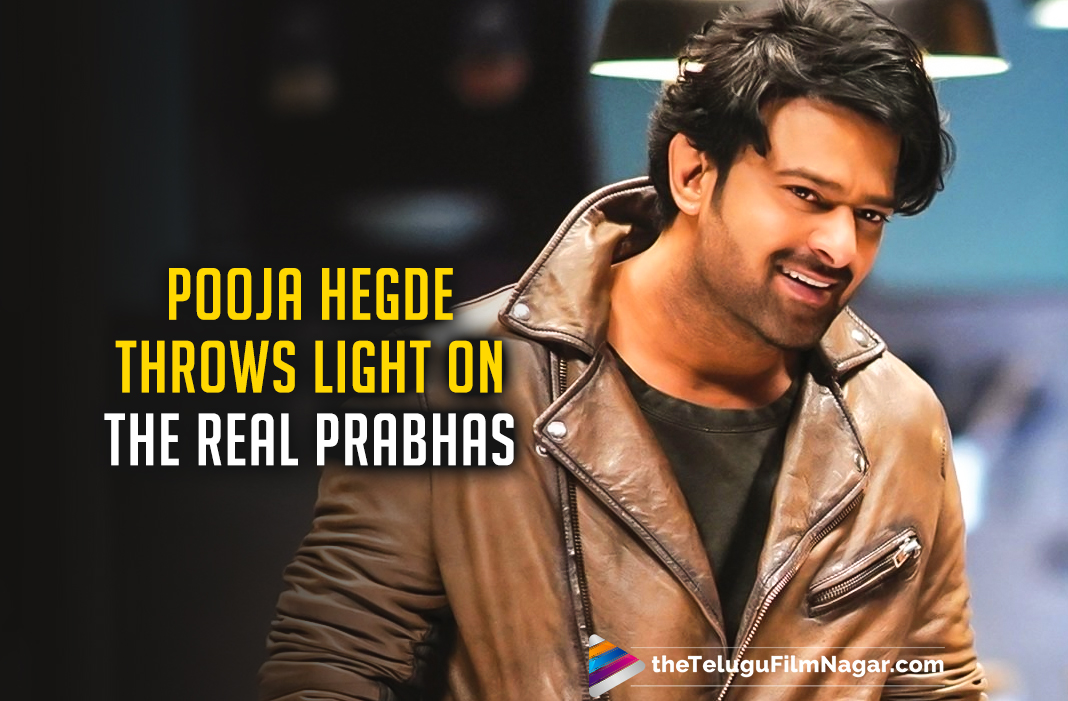 Pooja Hegde Shares Her Perspective About Prabhas | Telugu Filmnagar