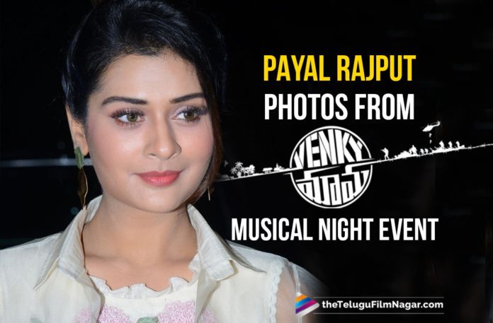 Actress Payal Rajput Photos From Venky Mama Movie Musical Night Event