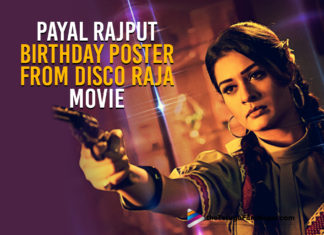 Payal Rajput Birthday Poster From Disco Raja Movie