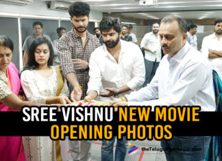 Sree Vishnu New Movie Opening Photos
