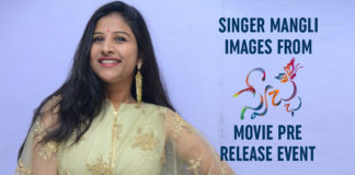 Singer Mangli Images From Swecha Movie Pre Release Event