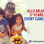 Allu Arjun 17 years In Tollywood Event Cancelled Due To Coronavirus?