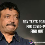 Ram Gopal Varma Tests Positive For Coronavirus Find Out What Happened Next