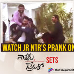 When Jr NTR Played A Prank On The Sets Of Nannaku Prematho - WATCH VIDEO!