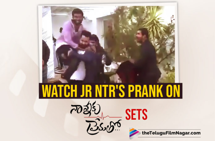 When Jr NTR Played A Prank On The Sets Of Nannaku Prematho - WATCH VIDEO!