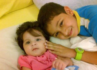 Namrata Shriodkar Shares A Childhood Picture Of Gautam Caressing His Little Sister Sitara's Fluffy Cheeks