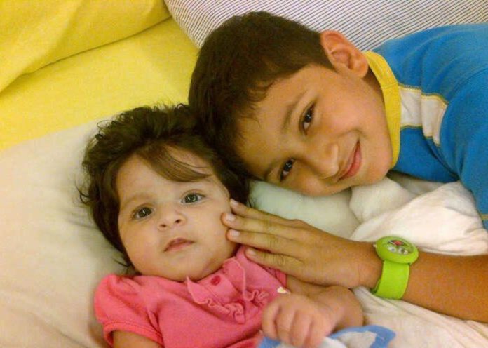 Namrata Shriodkar Shares A Childhood Picture Of Gautam Caressing His Little Sister Sitara's Fluffy Cheeks