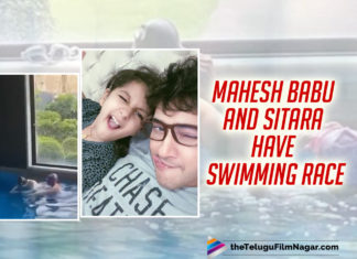 Time For Swimoclock: Mahesh Babu And Daughter Sitara Compete In Fun Swimming Race