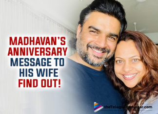 Madhavan’s Anniversary Message To His Wife Is Simple Yet Powerful- Find Out!
